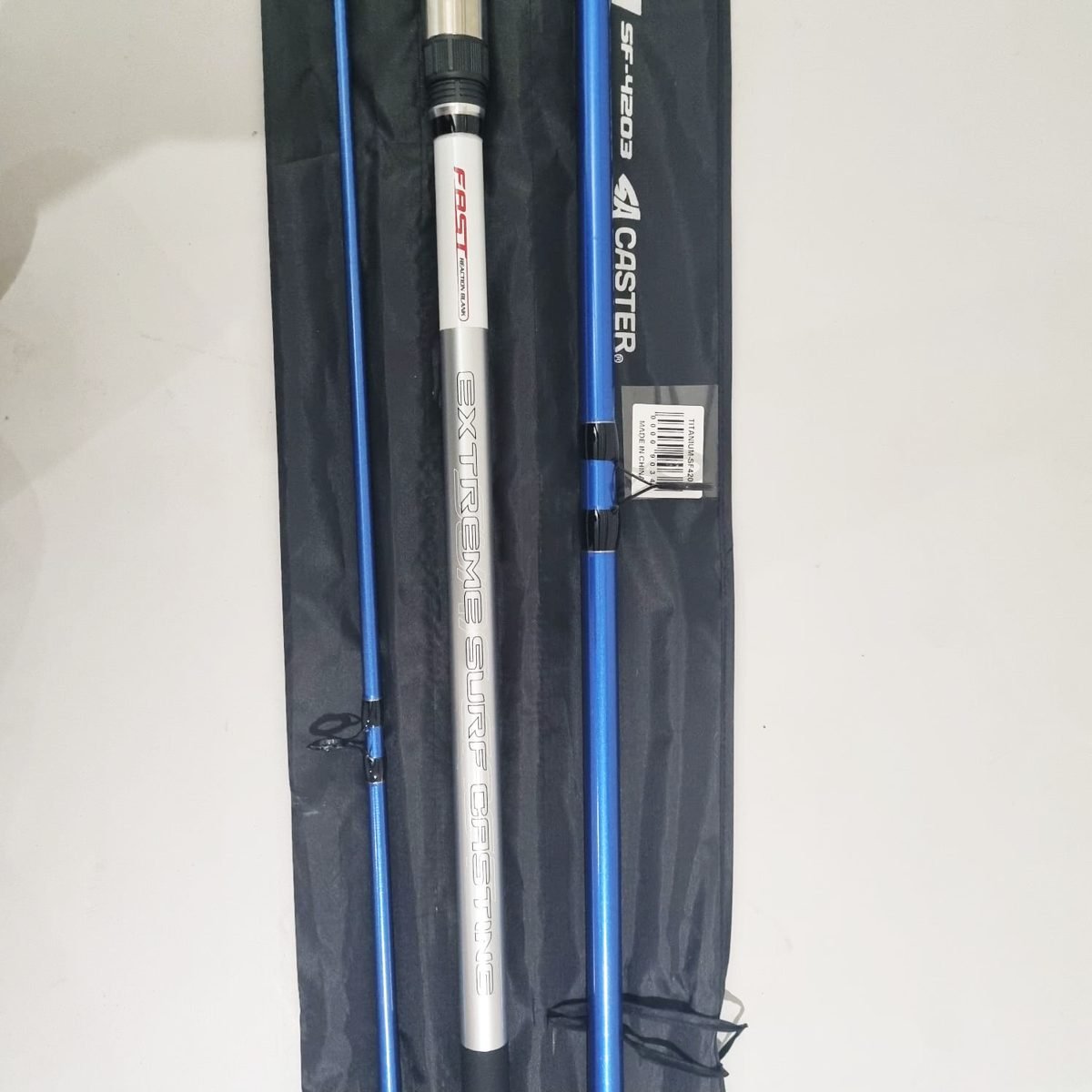 Caña Caster Titanium 4.20m 3 Tramos Surfcasting Carbono 200g - foto 5